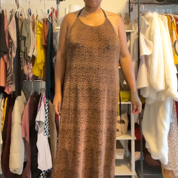 Cheetah Print Dress - Picture 2 of 7